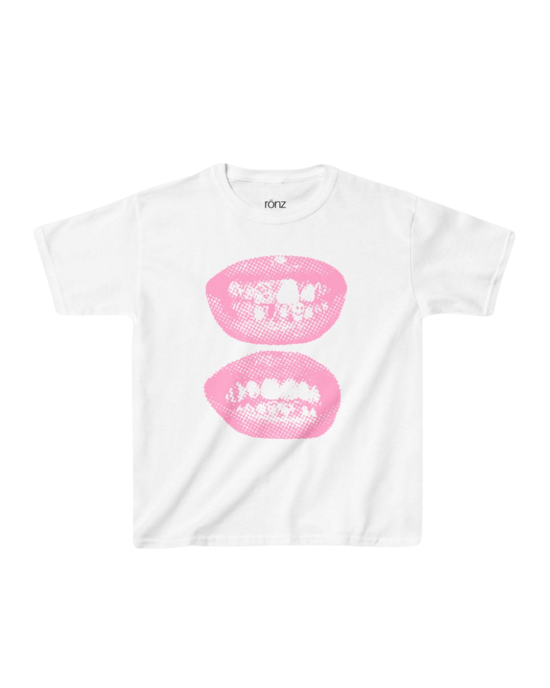 DIGITAL PINK LIPS BABY TEE