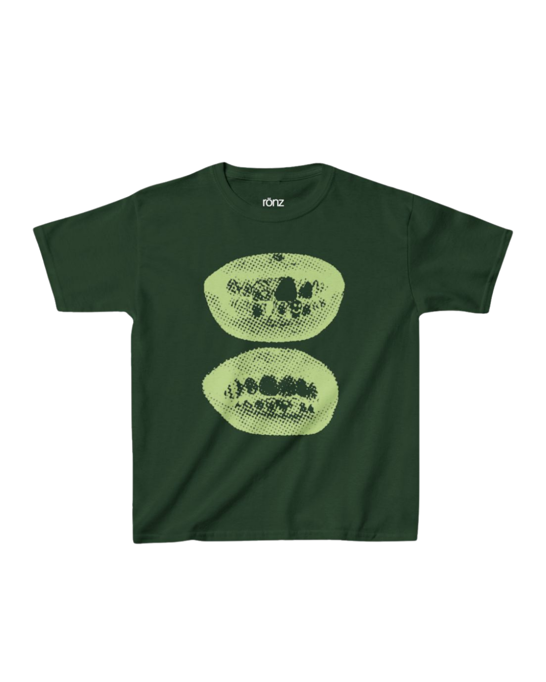 DIGITAL GREEN LIPS BABY TEE