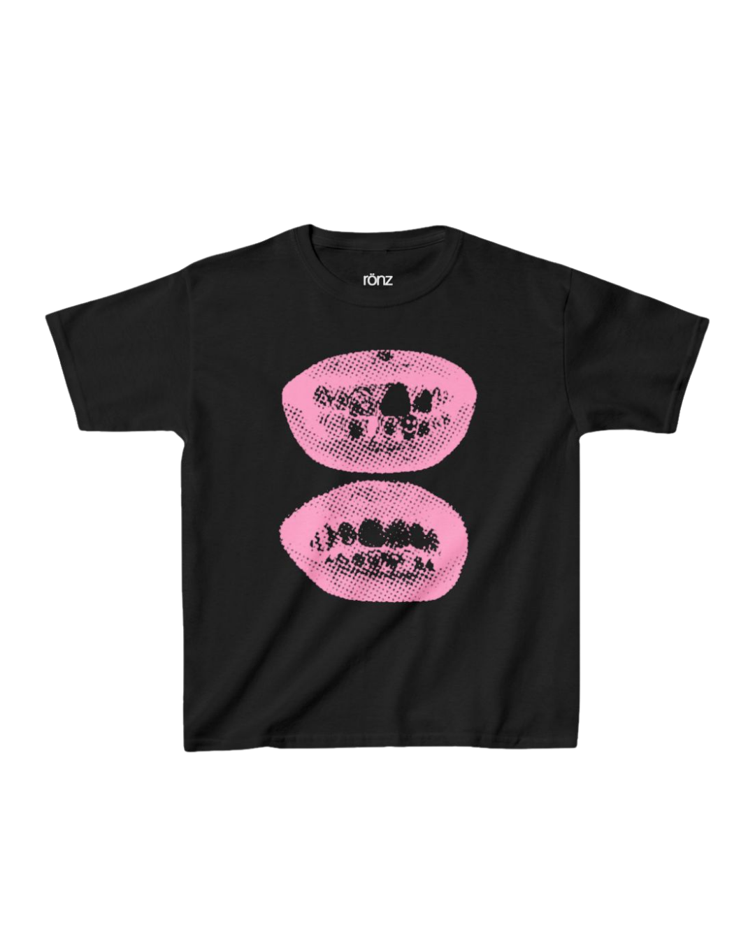 DIGITAL PINK LIPS BABY TEE