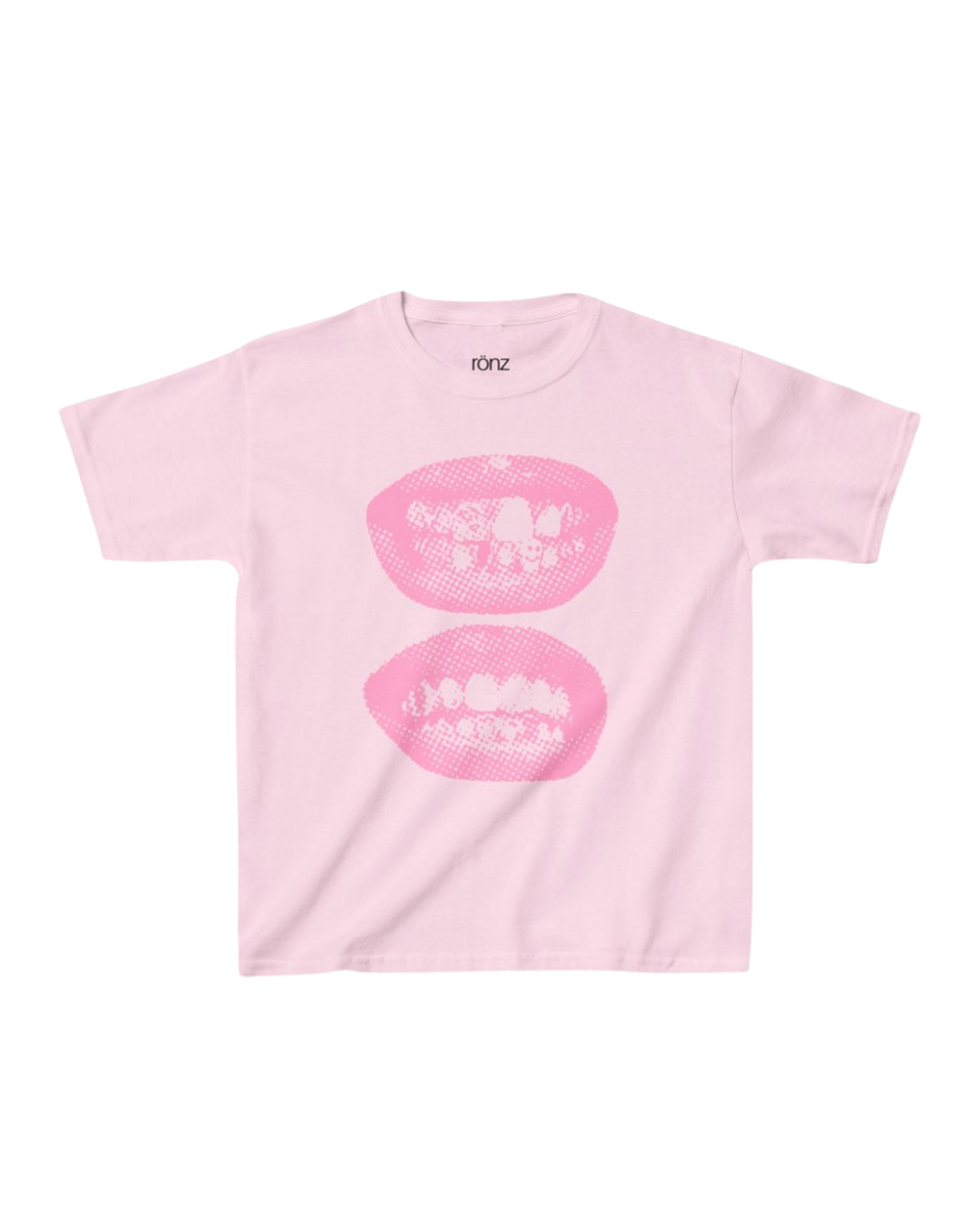 DIGITAL PINK LIPS BABY TEE