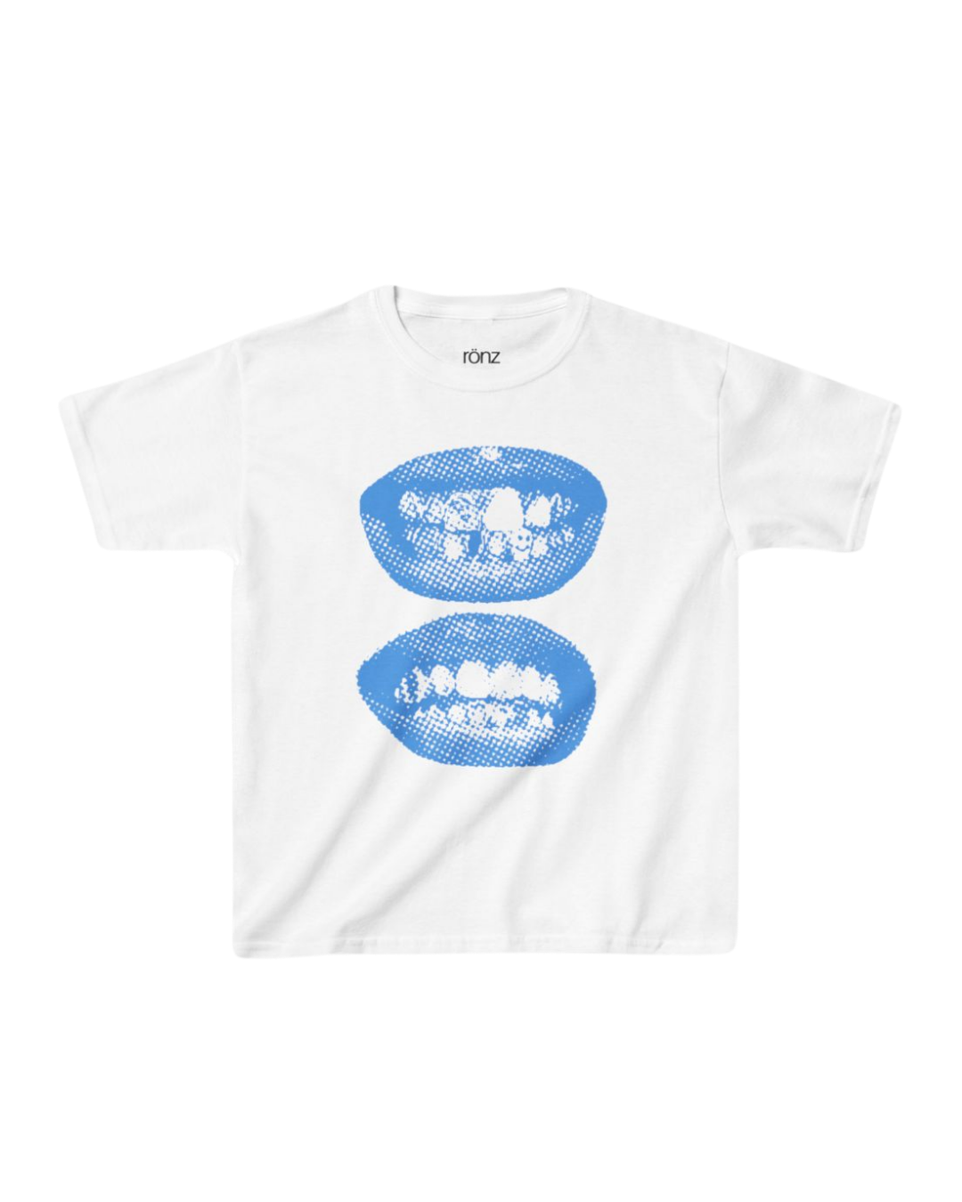 DIGITAL BLUE LIPS BABY TEE