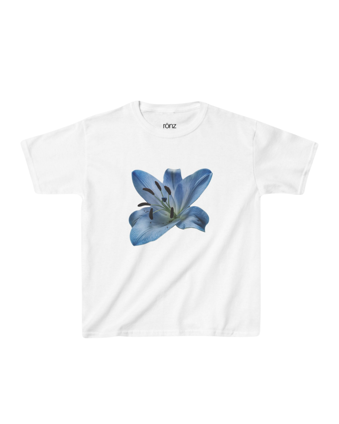 PETALO AZUL BABY TEE