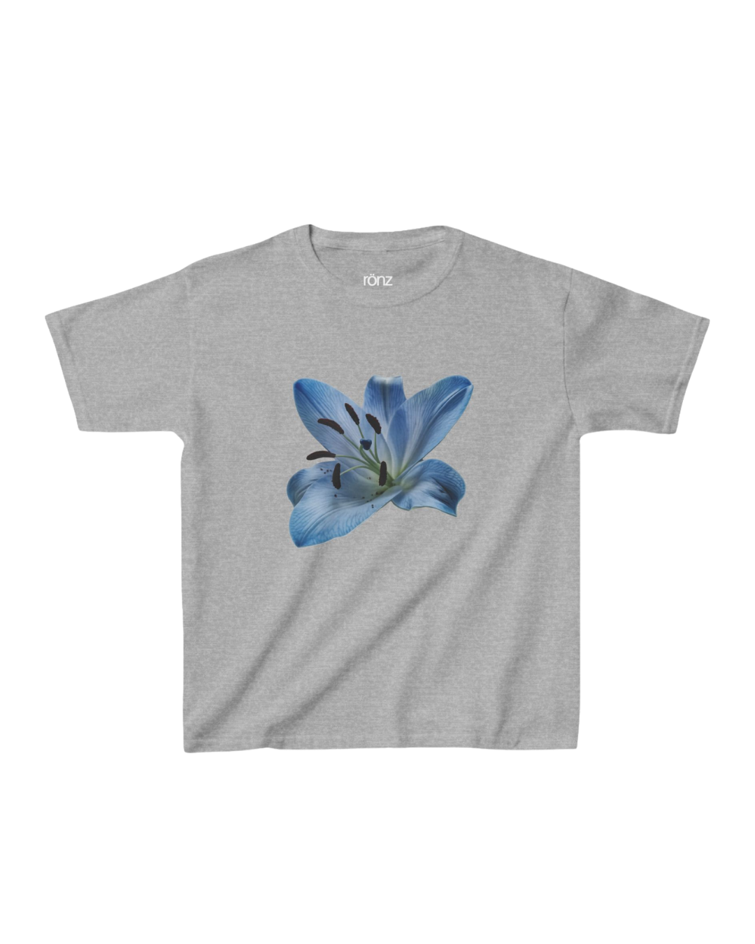 PETALO AZUL BABY TEE