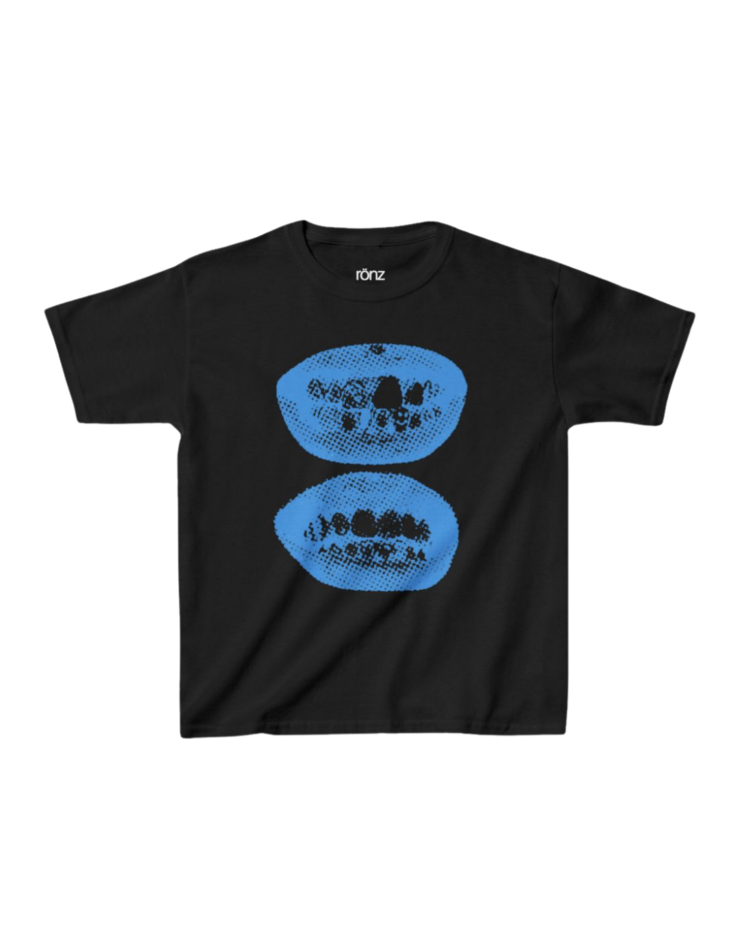 DIGITAL BLUE LIPS BABY TEE