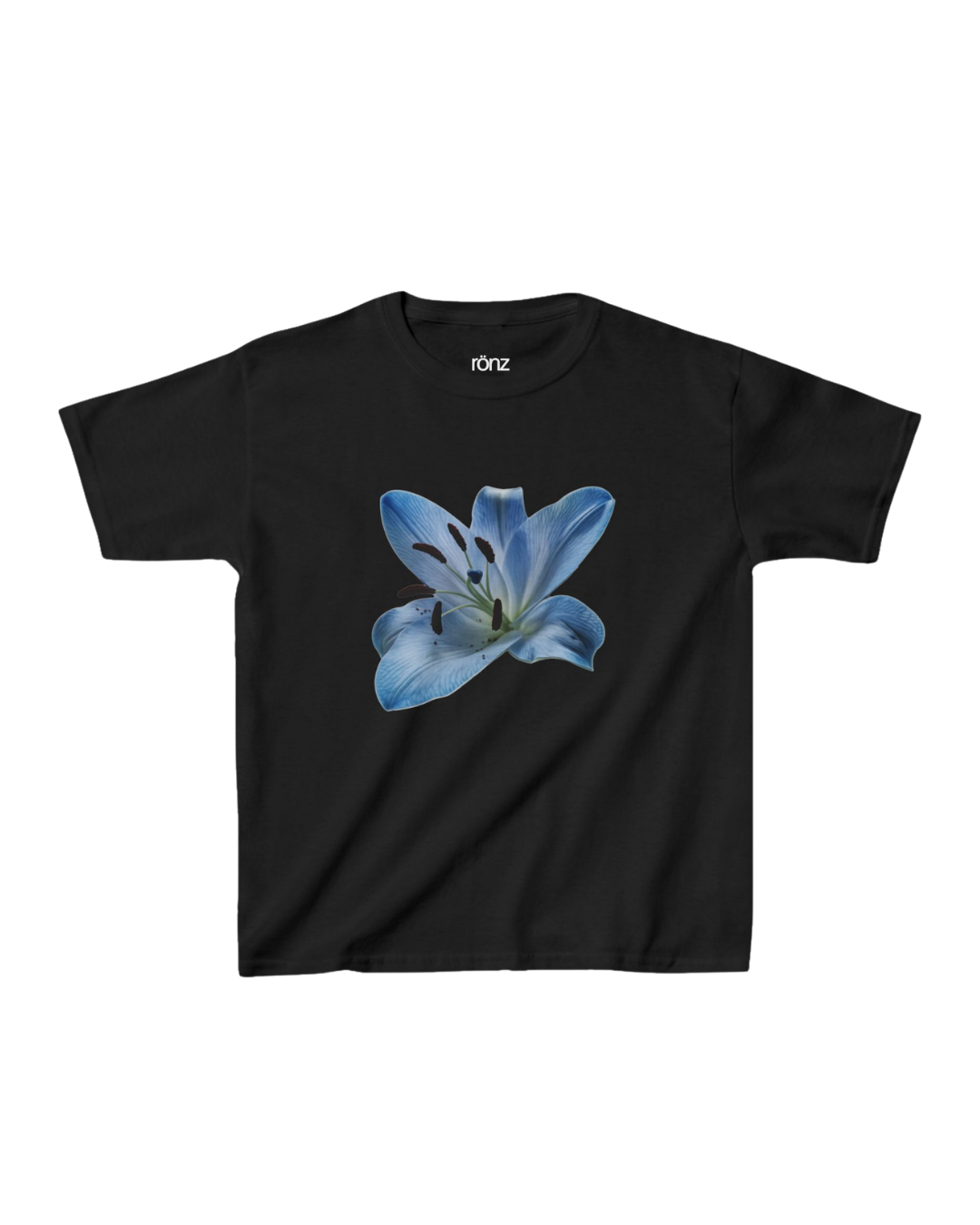 PETALO AZUL BABY TEE
