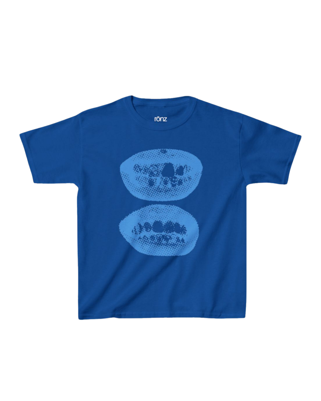 DIGITAL BLUE LIPS BABY TEE