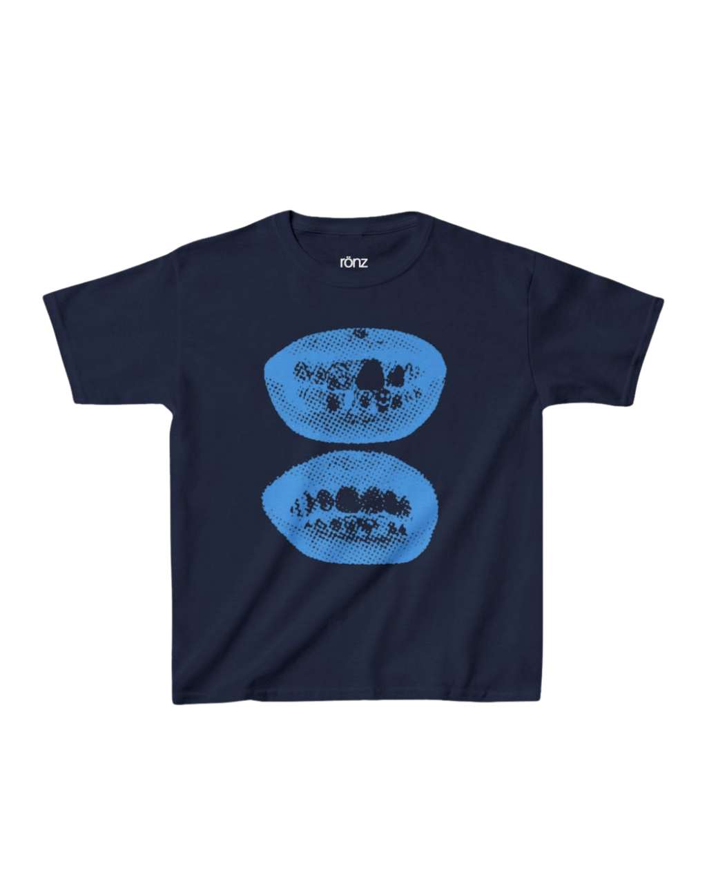 DIGITAL BLUE LIPS BABY TEE