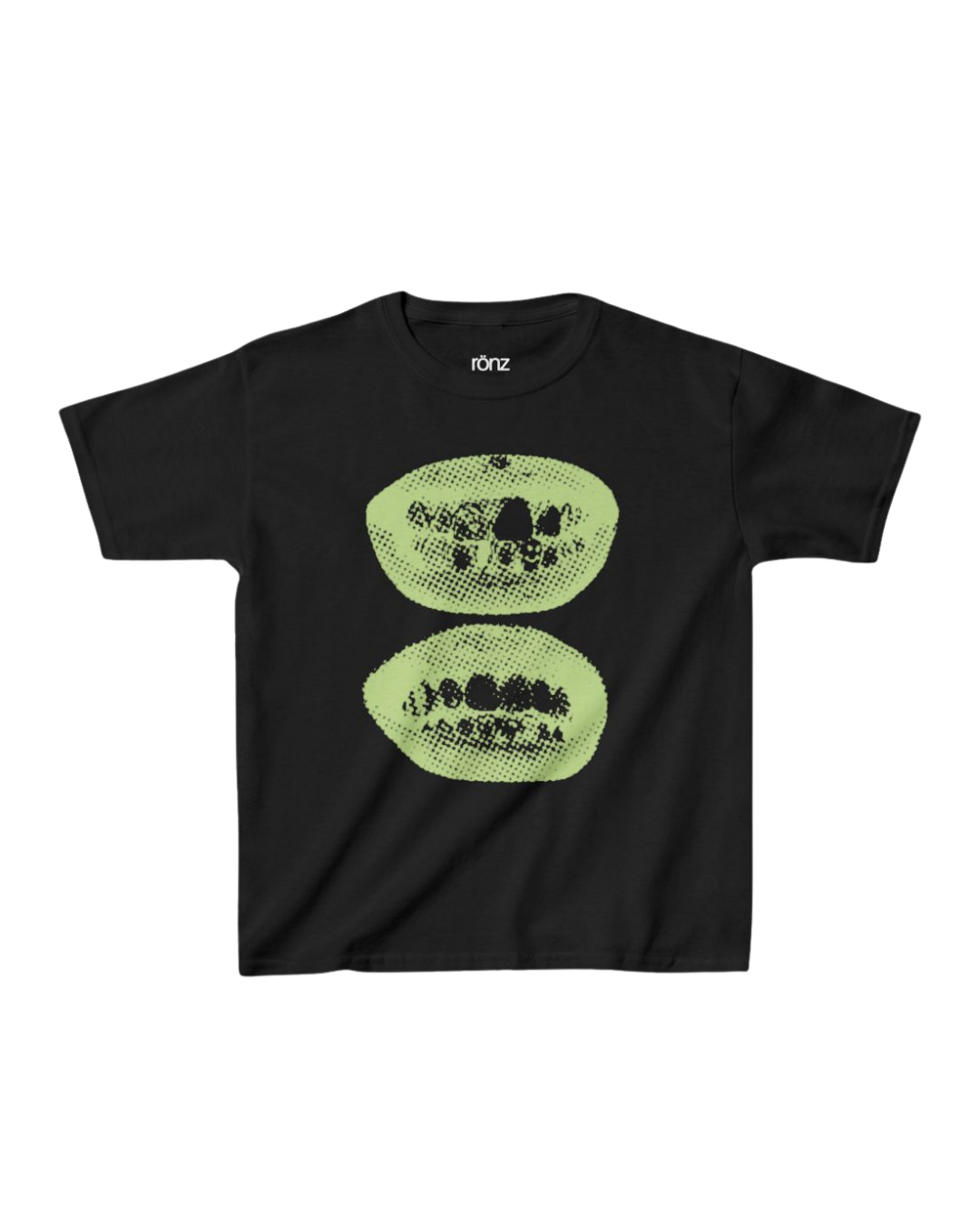 DIGITAL GREEN LIPS BABY TEE