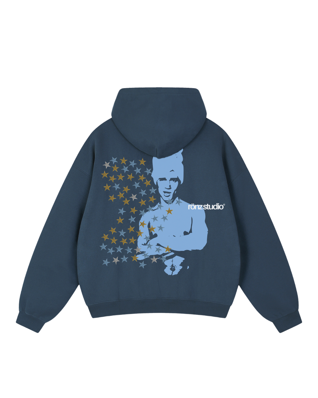 BLUE BRANDO HOODIE