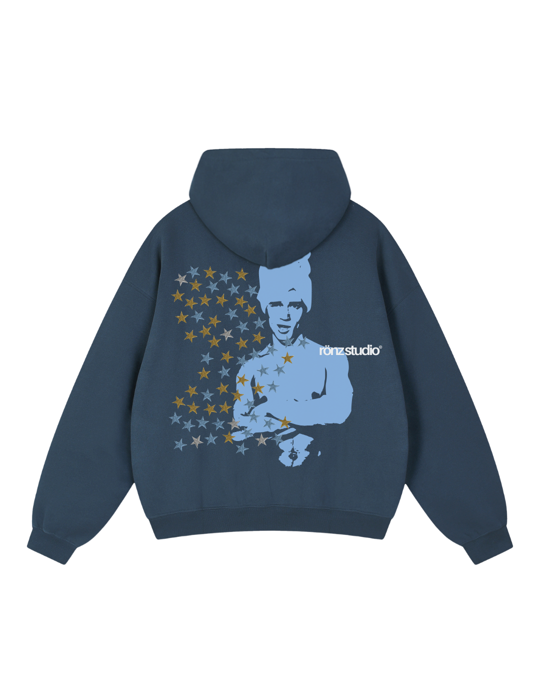 BLUE BRANDO HOODIE