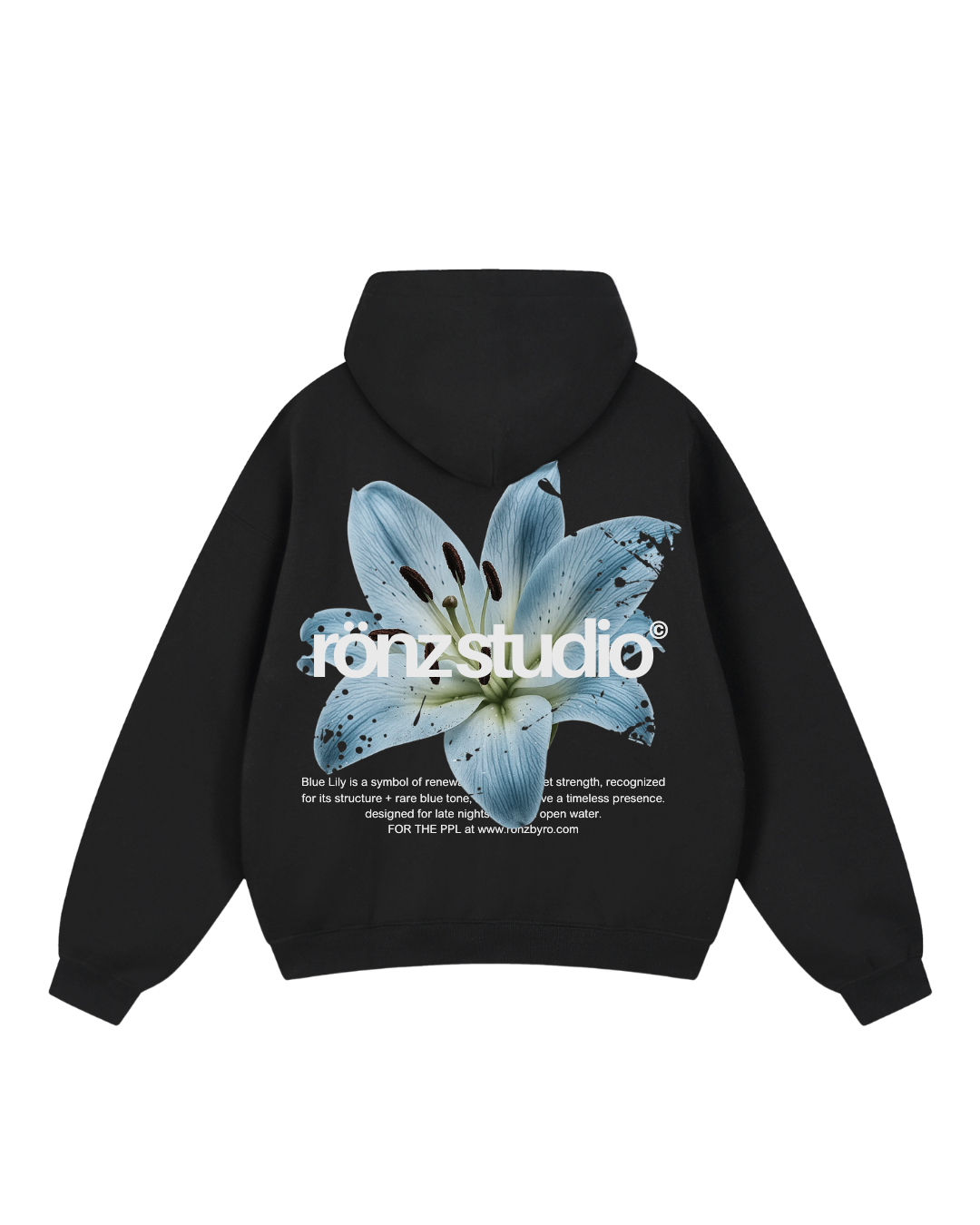 PETALO AZUL HOODIE
