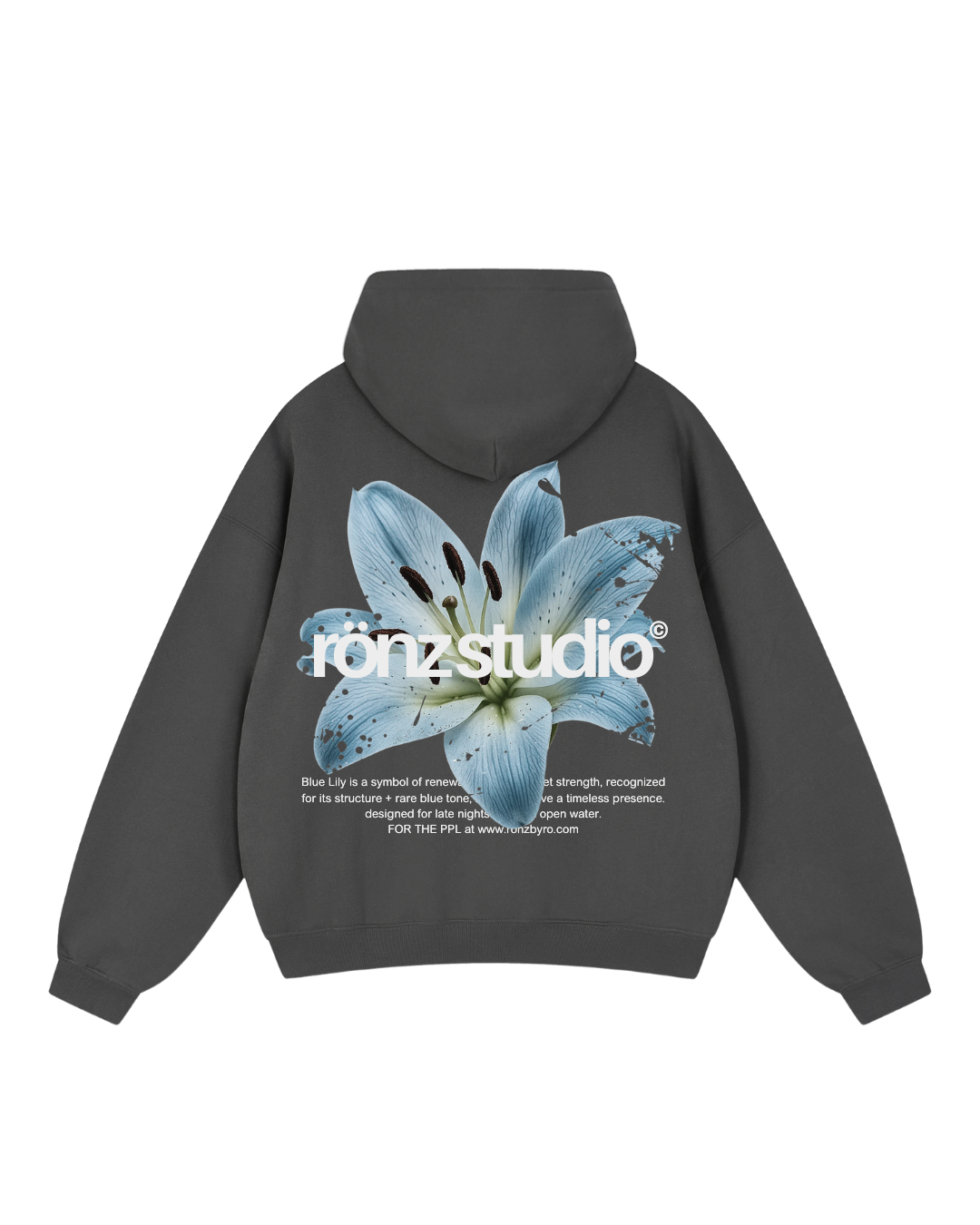 PETALO AZUL HOODIE