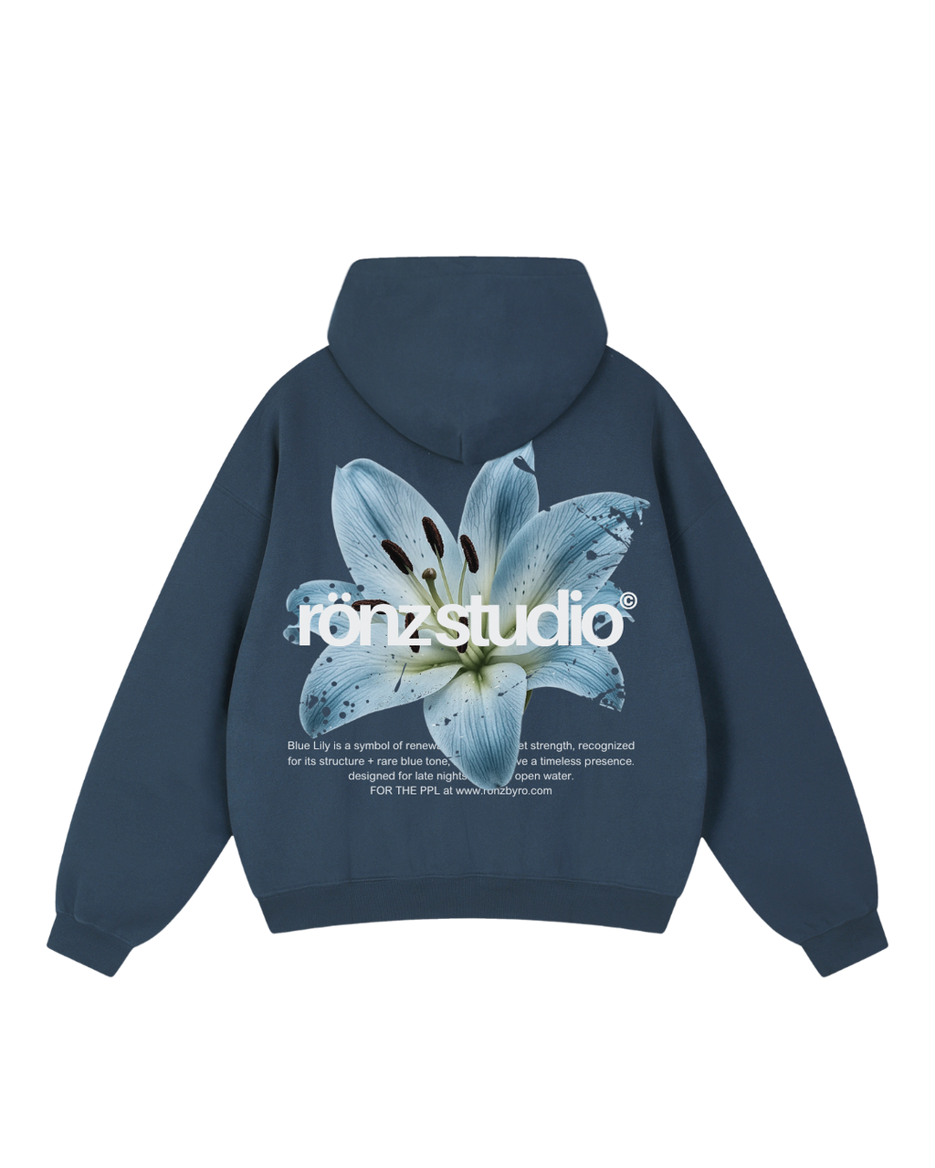 PETALO AZUL HOODIE