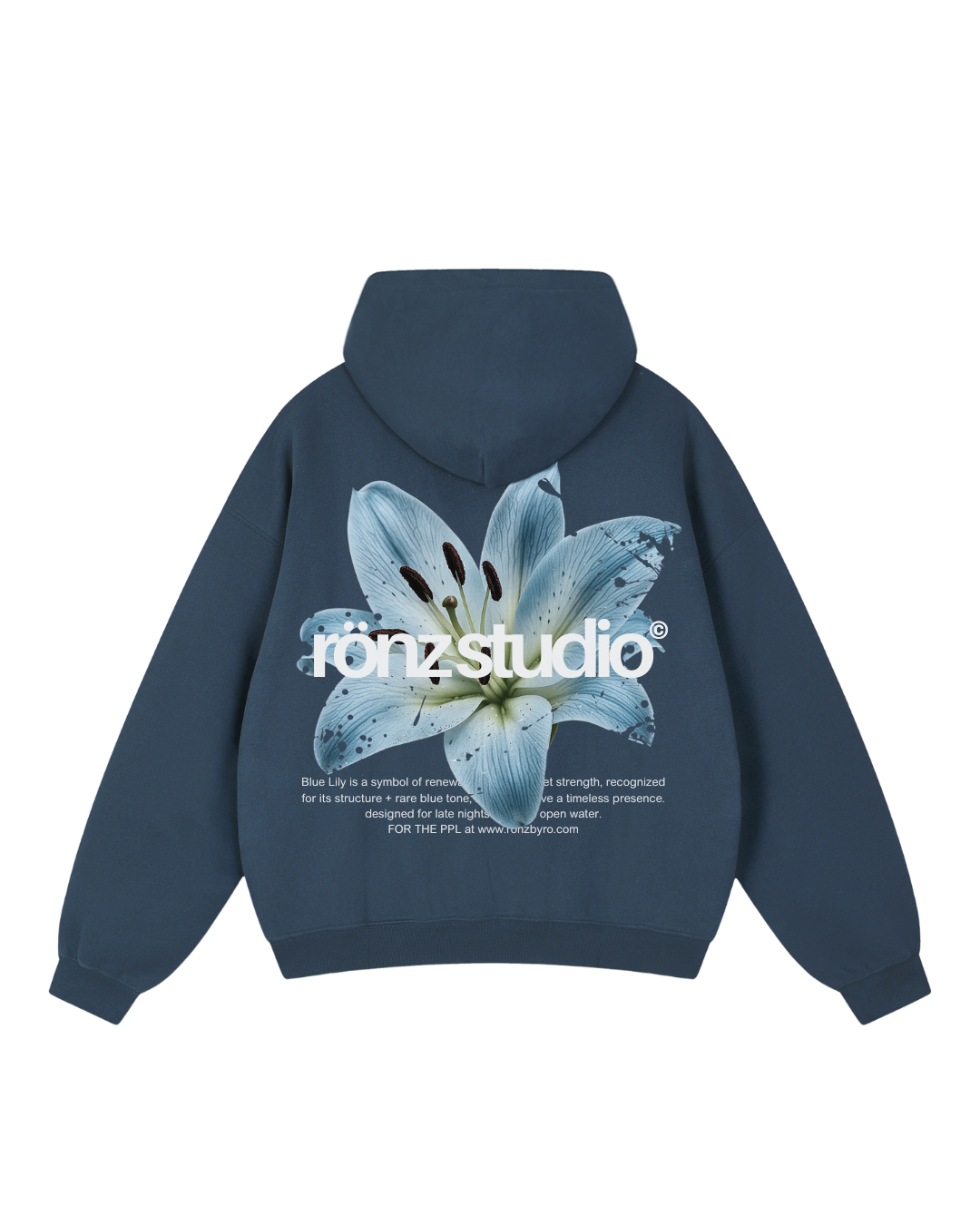 PETALO AZUL HOODIE