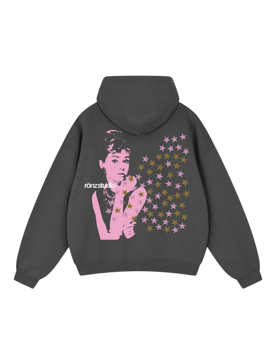 PINK HEPBURN HOODIE
